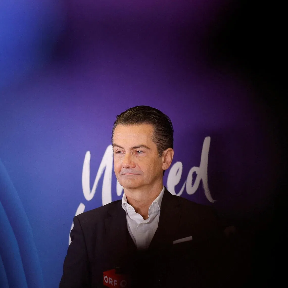 Director of the Austrian broadcasting company ORF Roland Weissmann attends a press conference in Vienna, Austria, on Dec 16, 2025.