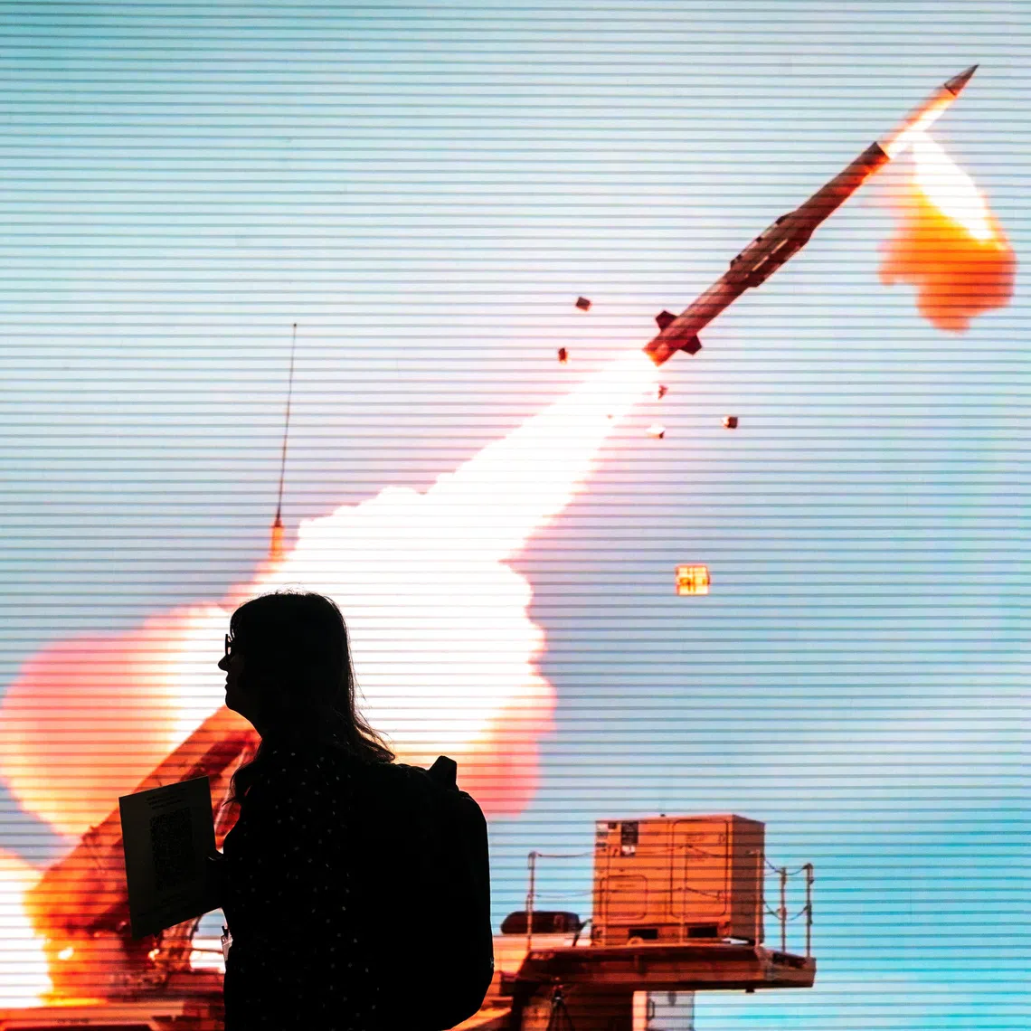 A Lockheed Martin video presentation during the Association of the United States Army annual meeting and exposition in Washington in October 2024.