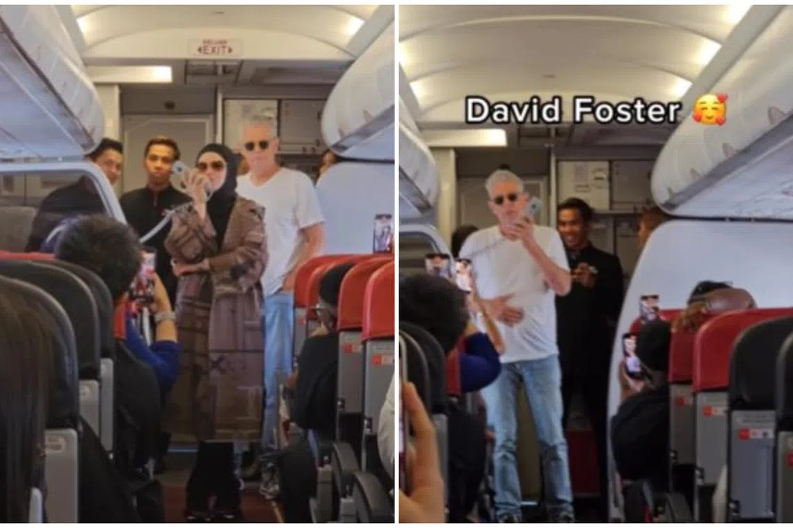 Malaysian icon Datuk Seri Siti Nurhaliza (left) and Grammy Award-winning music legend David Foster 