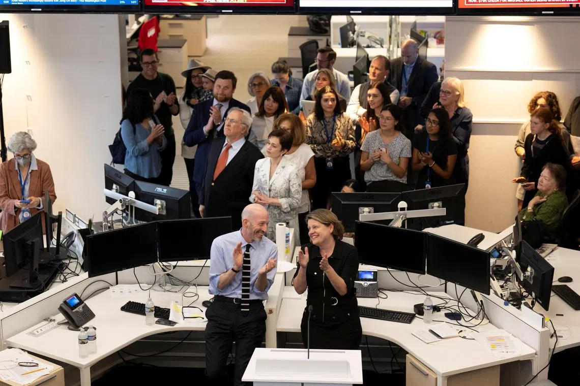 Ms Sally Buzbee led The Washington Post, one of America’s preeminent news organisations, for three years.