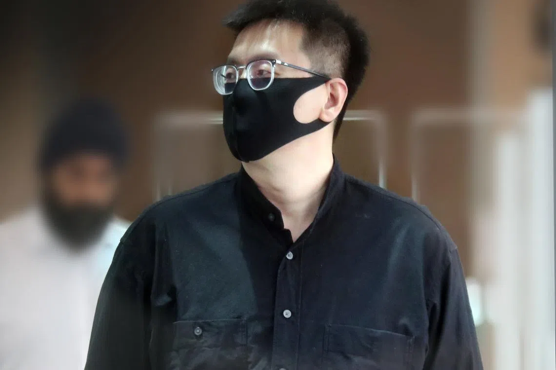 Huang Ruixiang pleaded guilty to four cheating and four criminal breach of trust charges. 