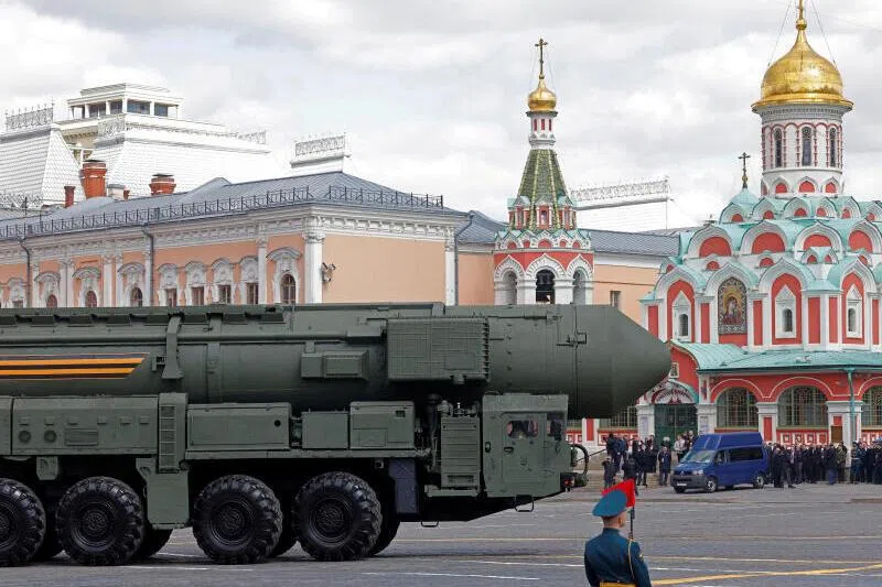 The end of New START removes the last restraint on Russia developing its nuclear arsenal, on display here during its Victory Day military parade last year.  