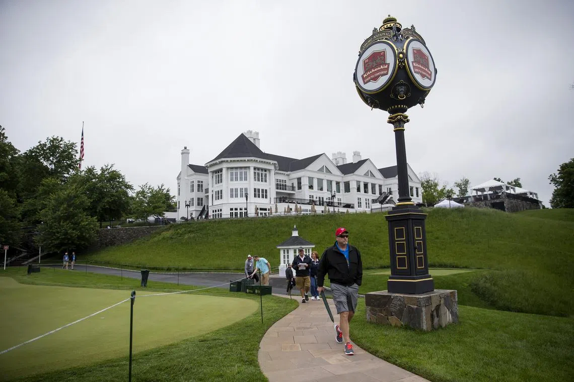 Cryptocurrency enthusiasts who won a dinner with President Donald Trump by investing in his memecoin dined at his golf club in Virginia.