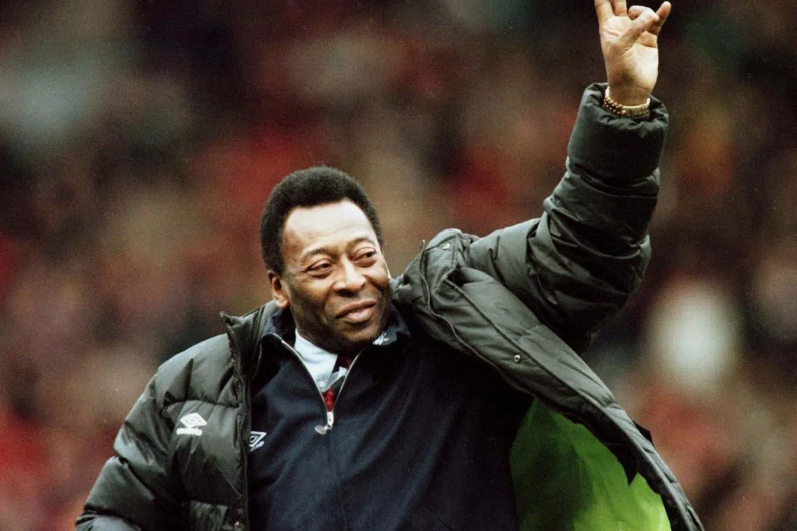 Pele is the only player in history to win three World Cups, in 1958, 1962 and 1970.