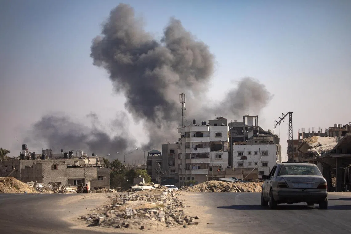 Nearly all of Gaza's 2.3 million people have been forced from their homes at least once, and some have had to flee as many as 10 times.