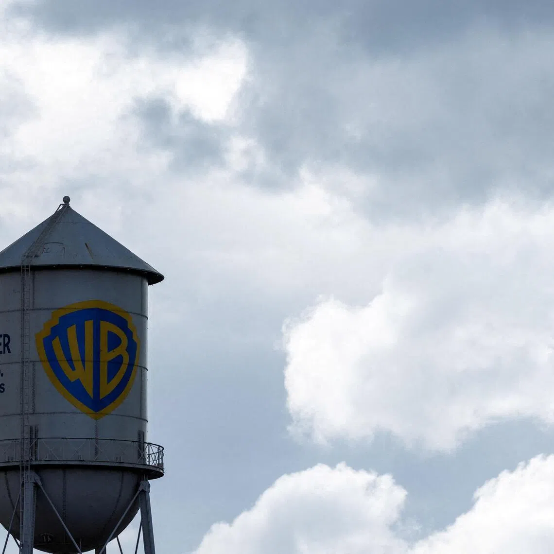 The Warner Bros studios water tower in Burbank, California.