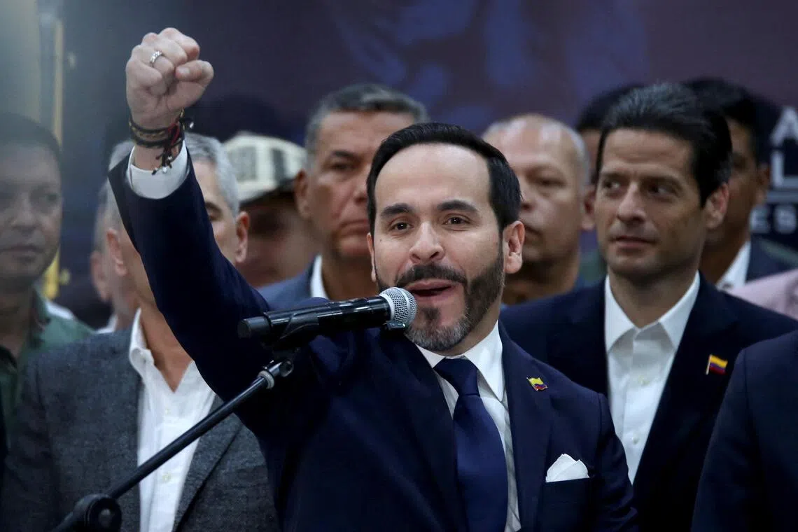 Colombia’s President-elect Abelardo de la Espriella will take office on Aug 7 and has pledged to crack down on armed groups.