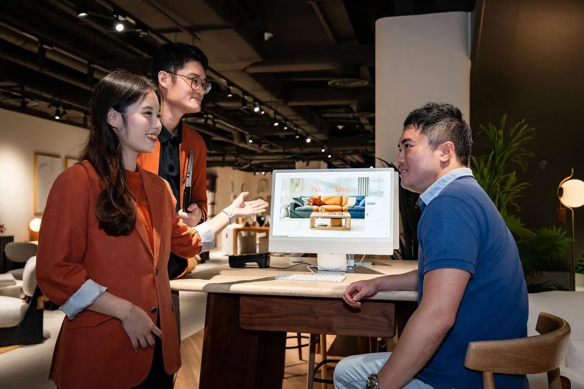 Through AI, Castlery has cut its average response time for online customer inquiries by 34 per cent.