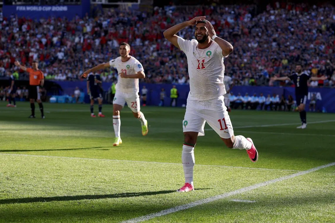Ismael Saibari is one of only three players to have scored in each of the opening two matches at the ongoing World Cup.