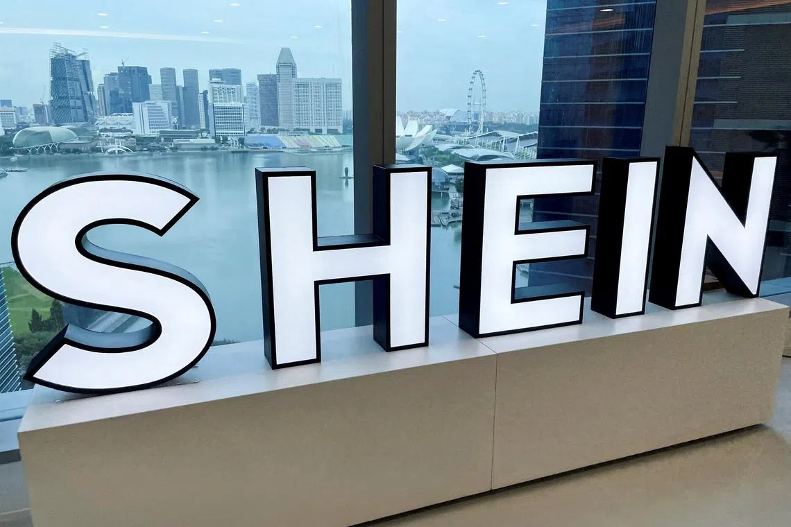 Shein, founded in China and now based in Singapore, faces increased scrutiny from US lawmakers.