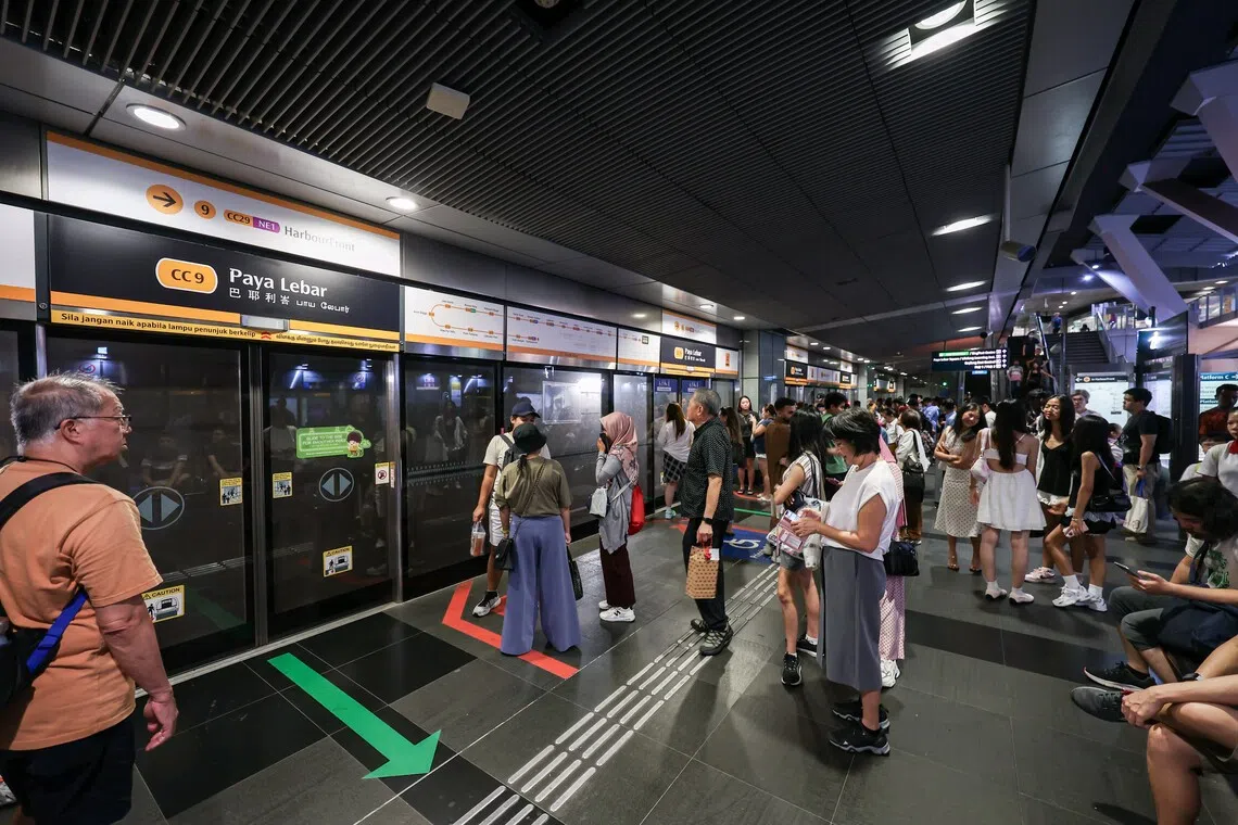 Over the three months, shuttle trains will run on a single platform at 10-minute intervals connecting Mountbatten, Dakota and Paya Lebar stations.