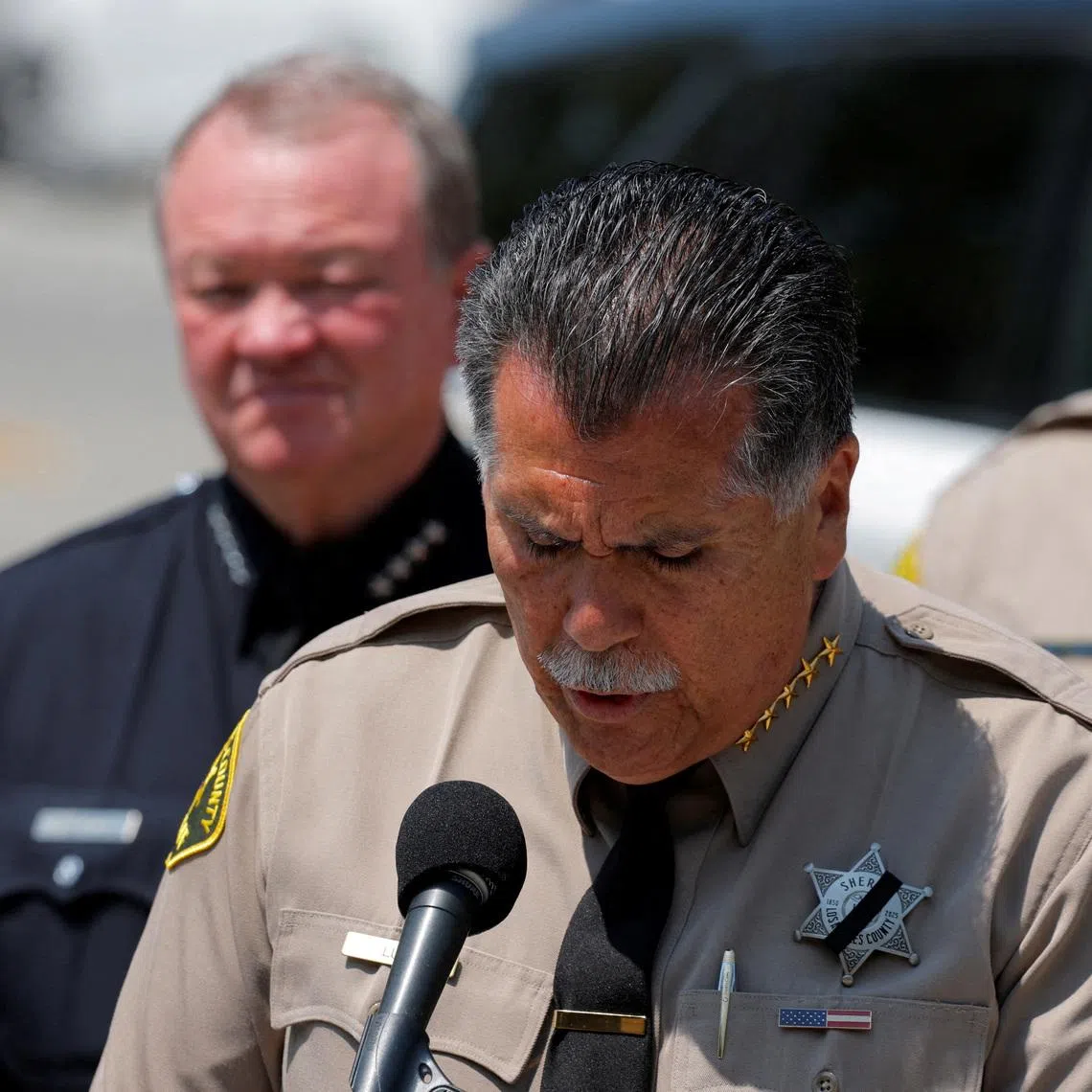 Los Angeles County Sheriff Robert G. Luna said law enforcement would increase staffing around Iran’s two matches in Los Angeles.