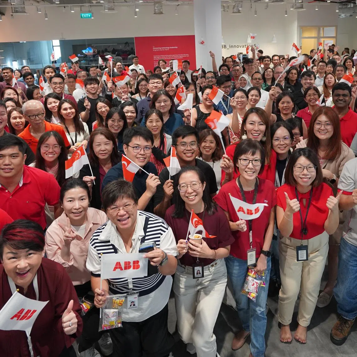 Even ABB’s open office layout encourages easy, barrier-free communication, regardless of rank or role. PHOTO: ABB