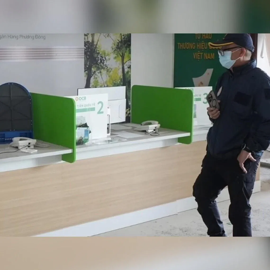 The inspection found the site had previously been used as an operational base for a large scale scam network.