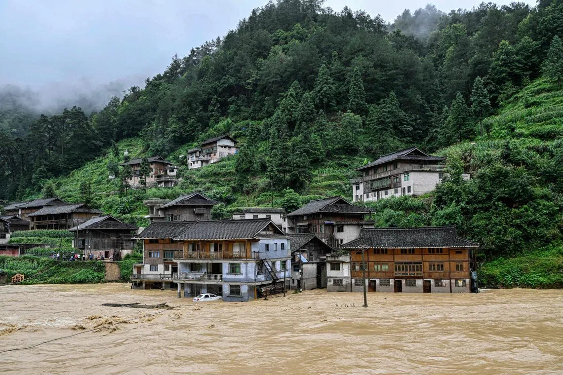 Six people were killed and more than 80,000 evacuated due to floods in southern Guizhou province in June, according to state media.