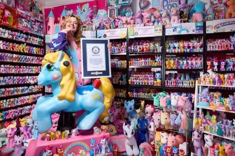 English woman gallops her way to Guinness world record with biggest My Little Pony collection