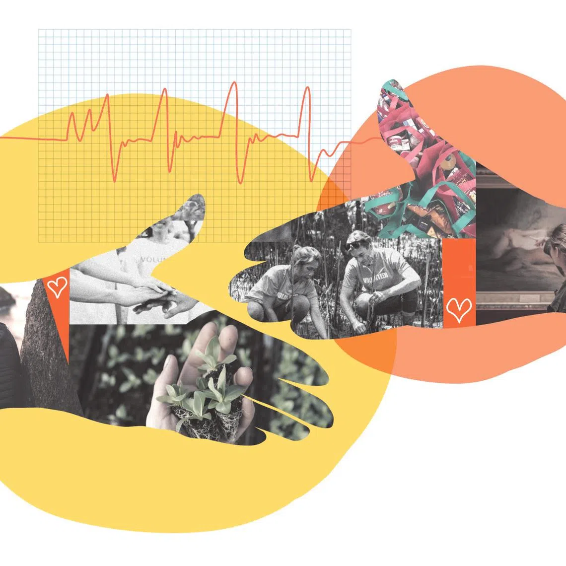 Volunteering offers a natural way to build and maintain social ties.