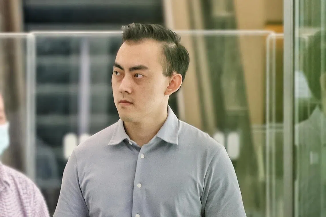 Phua Kai Liang pleaded guilty to one count each of criminal breach of trust and dealing with the benefits of his criminal conduct.