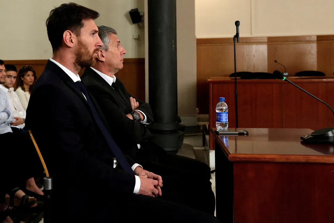 Lionel Messi’s father, Jorge (right), died last week aged 68 at a medical clinic in the Argentine city of Rosario after a long illness.