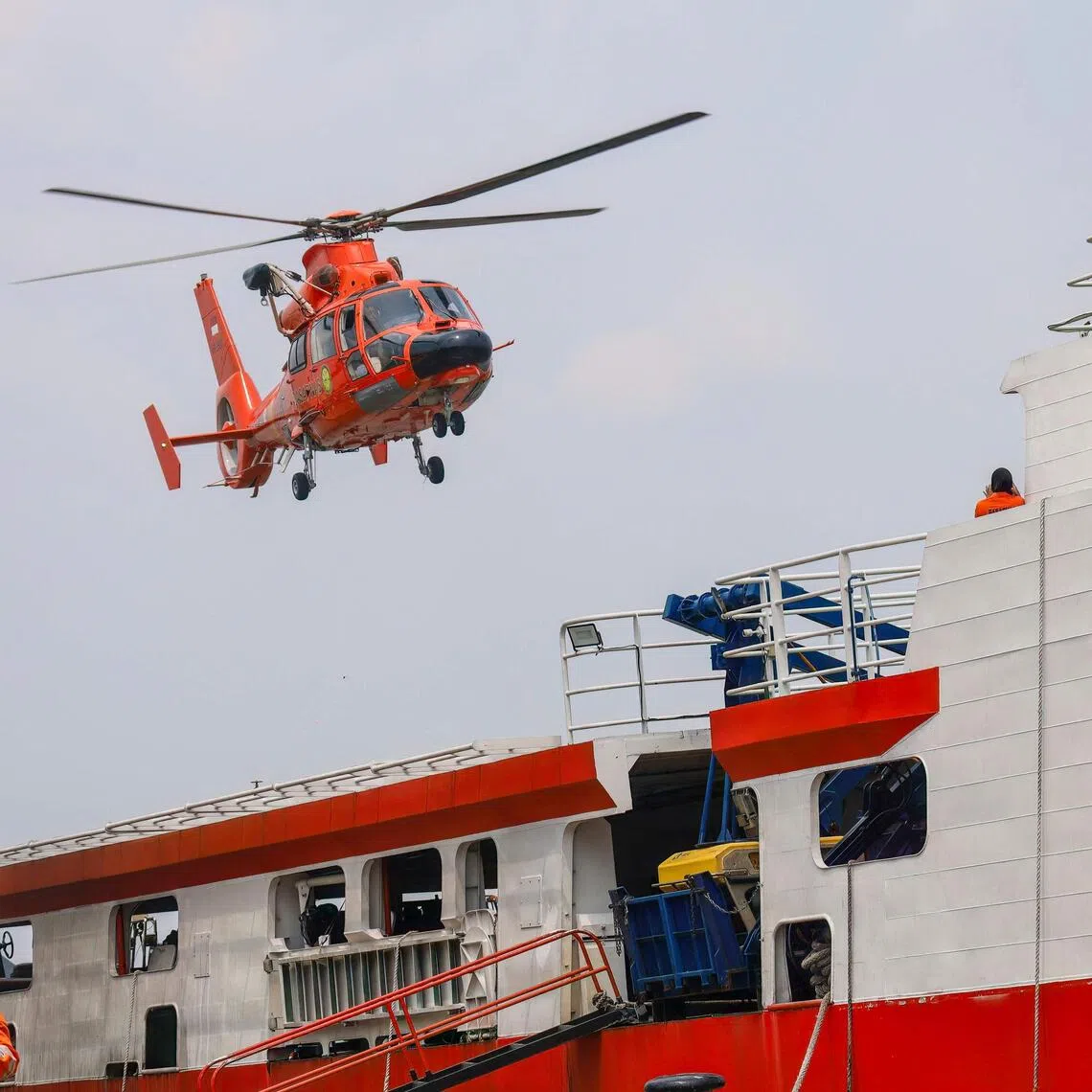 Indonesian authorities also deployed eight ships and two helicopters on Sept 18 to conduct the air and sea surface searches.