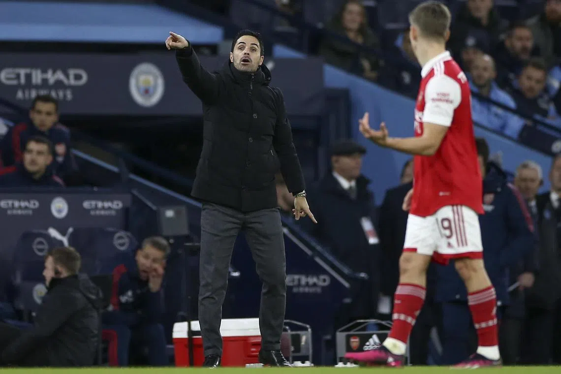Arsenal manager Mikel Arteta believes his energy can help his players cope with pressure.