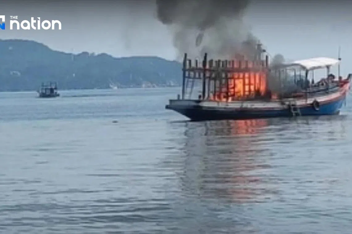 The boat was carrying 22 people for a diving excursion around Koh Tao, Thailand.