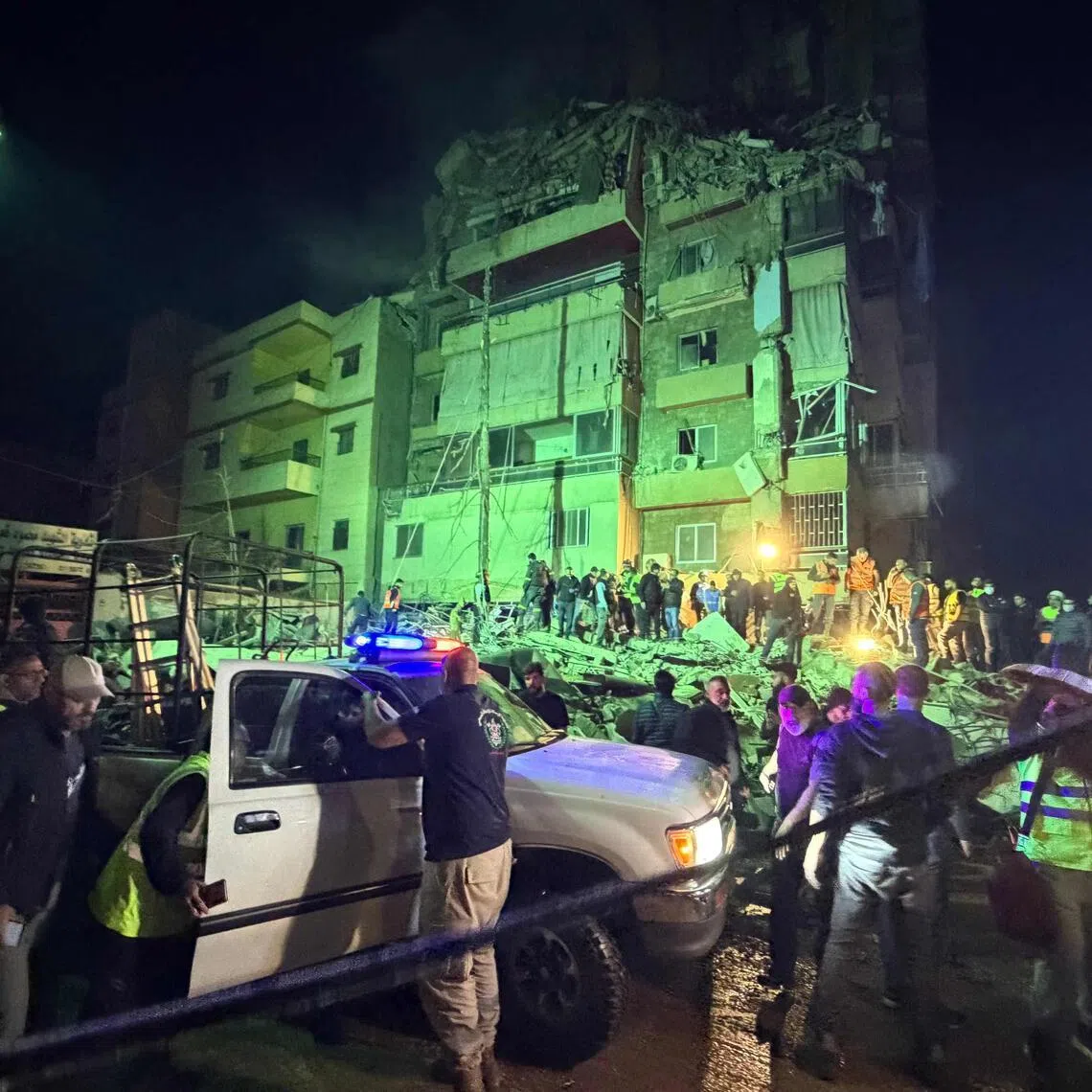 An Israeli airstrike targeted Beirut’s southern suburbs Haret Hreik neighbourhood on May 6. 