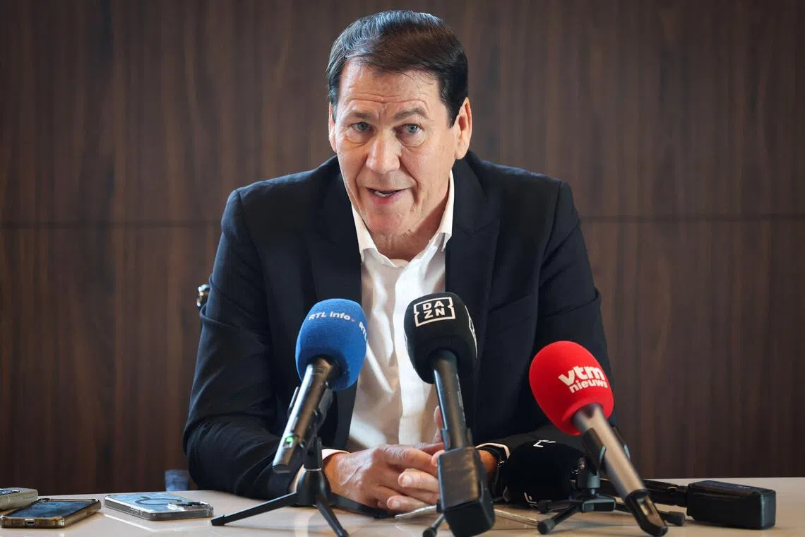 Belgian football federation unimpressed with coach Rudi Garcia’s criticism of Brugge boss’ firing