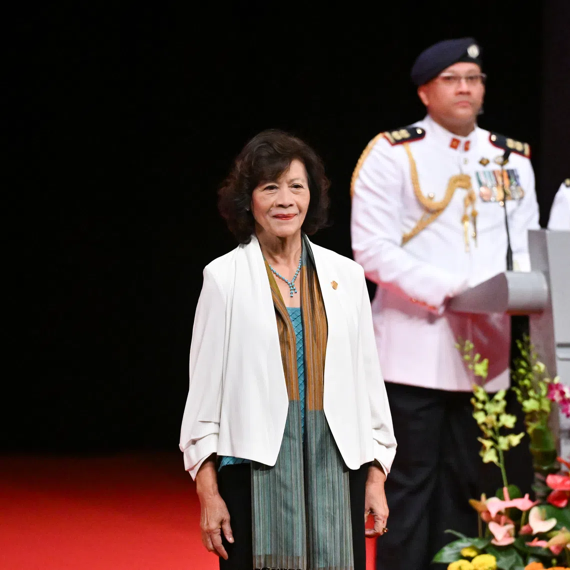 Dr Noeleen Heyzer was awarded the Meritorious Service Medal at the National Awards Investiture ceremony on Nov 16.