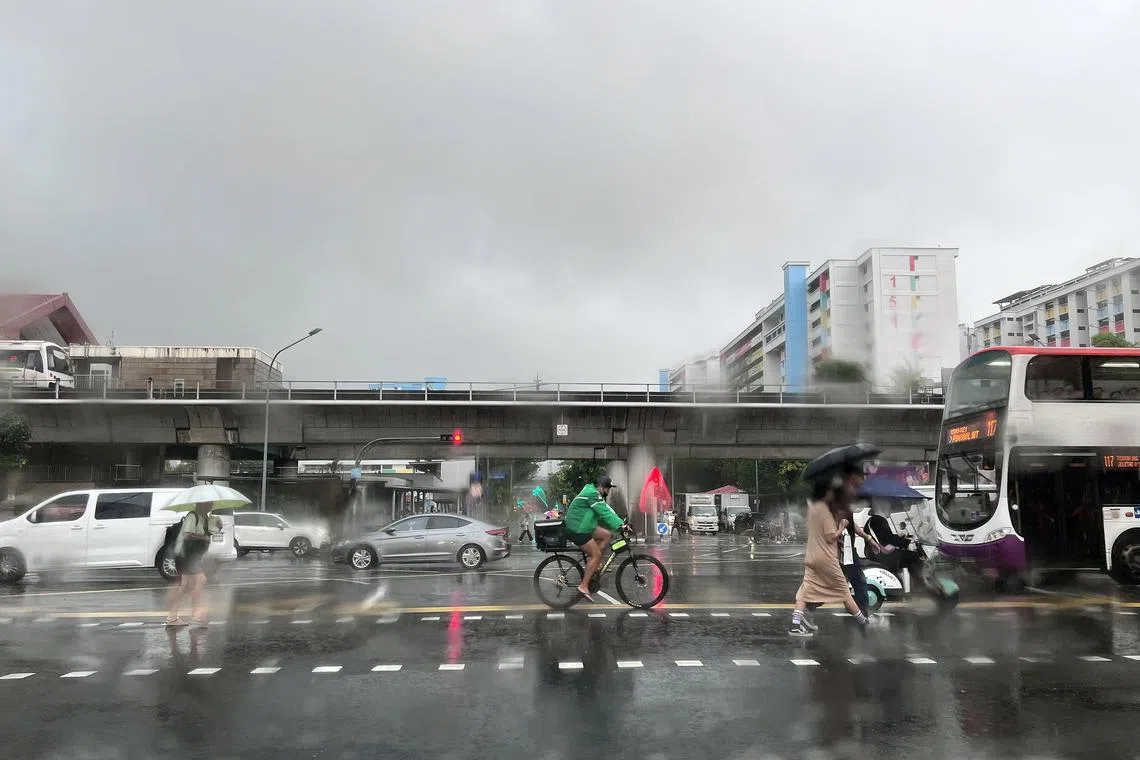 In 2022, the average annual total rainfall over Singapore was nearly 19 per cent higher than the long-term average.