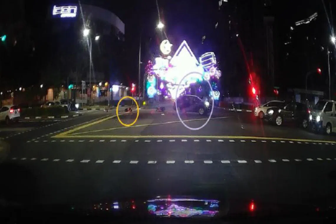 Bok Chuan Yue hit Mr Wong Jun Jie near Block 228 Changi Road Icon @ Changi on March 26, 2024. The motorcyclist was taken to hospital, where he later died.