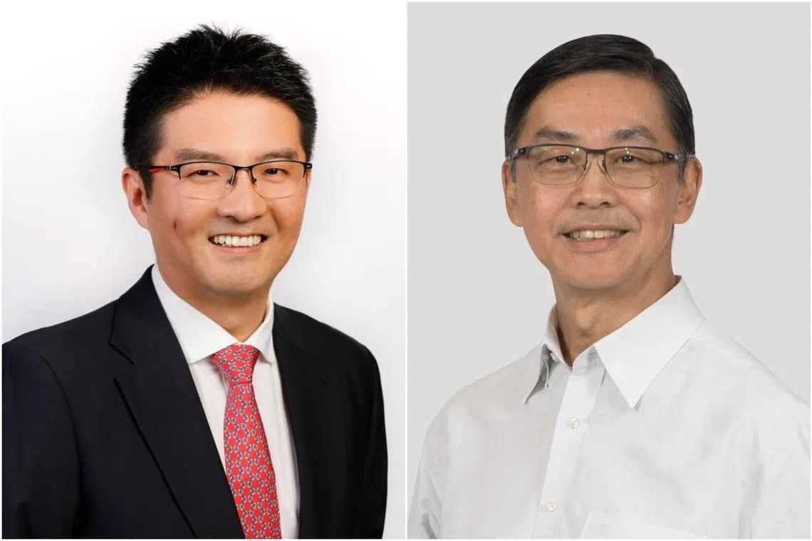 Senior civil servant Hao Shuo (left), who is currently the MOM's divisional director for manpower planning and policy, will replace Mr Sim Gim Guan in the hot seat.
