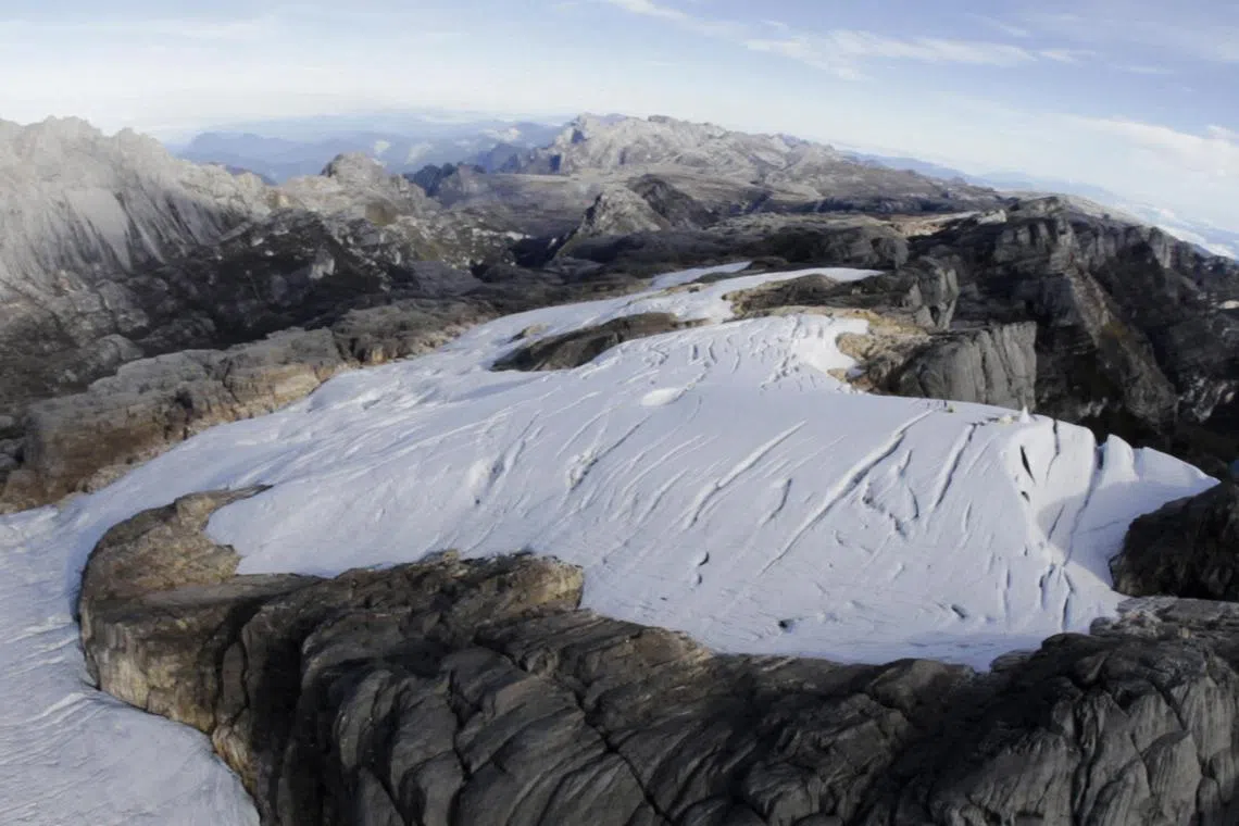 The glaciers have thinned significantly in the past few years, going to 8m in 2021 from 32m in 2010.
