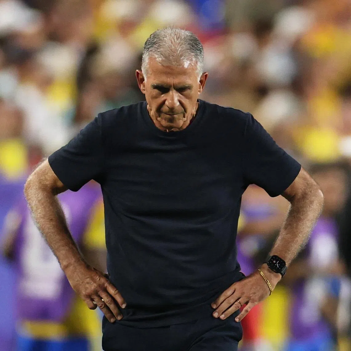 Ghana coach Carlos Queiroz was managing at his fifth consecutive World Cup.