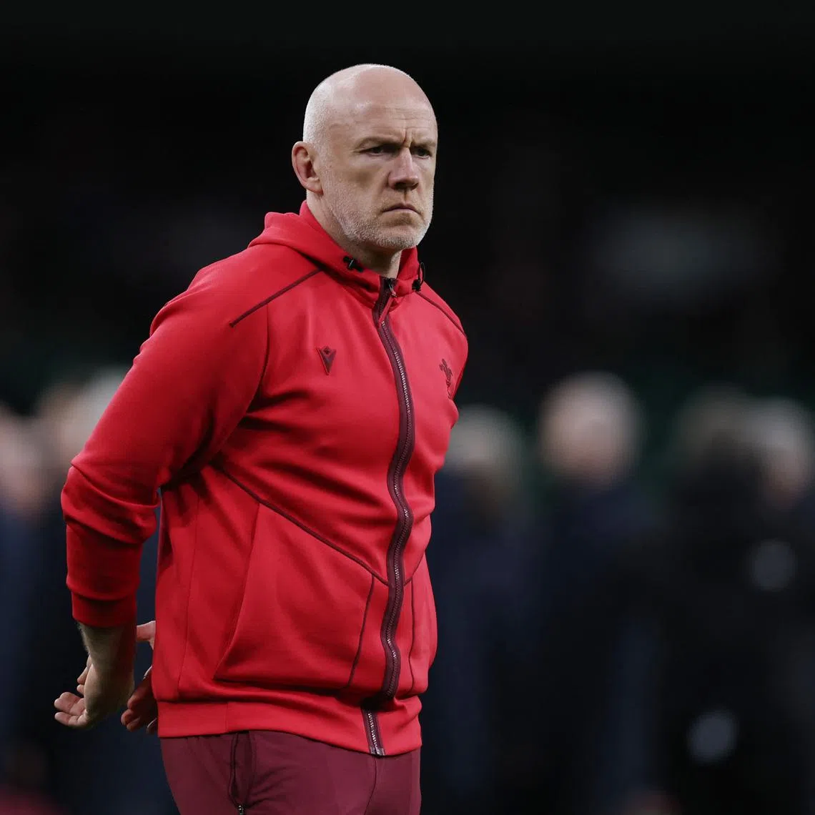 Rugby Union - Six Nations Championship - Wales v France - Principality Stadium, Cardiff, Wales, Britain - February 15, 2026 Wales head coach Steve Tandy during the warm up before the match Action Images via Reuters/Paul Childs