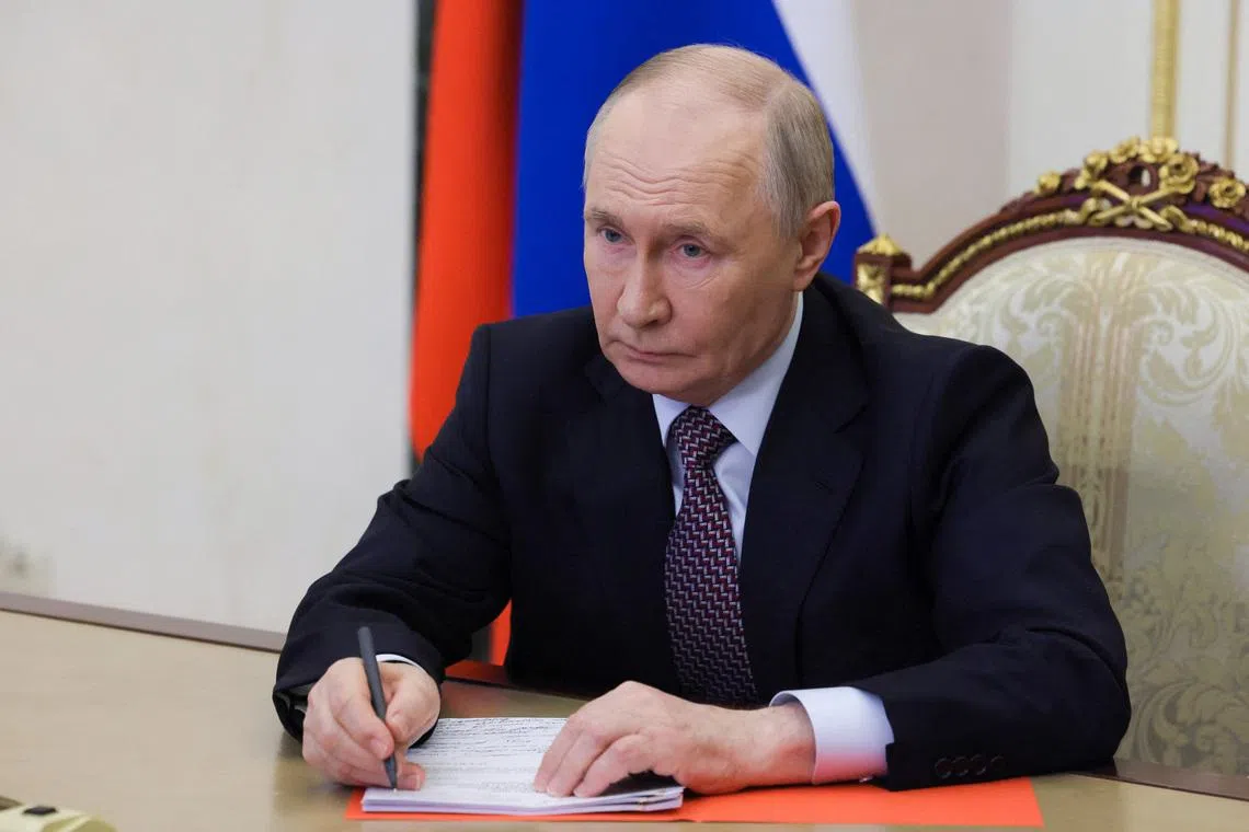 Putin says he thinks the Ukraine conflict is coming to an end