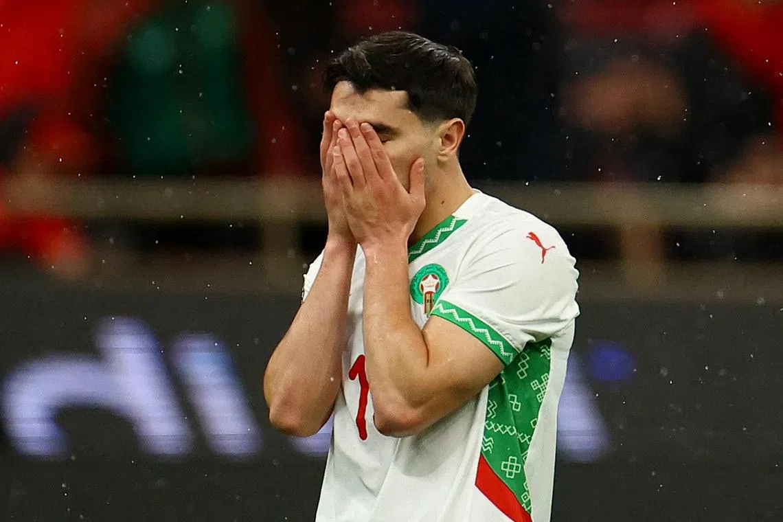 Morocco's remorseful Diaz apologises for penalty miss in Nations Cup final