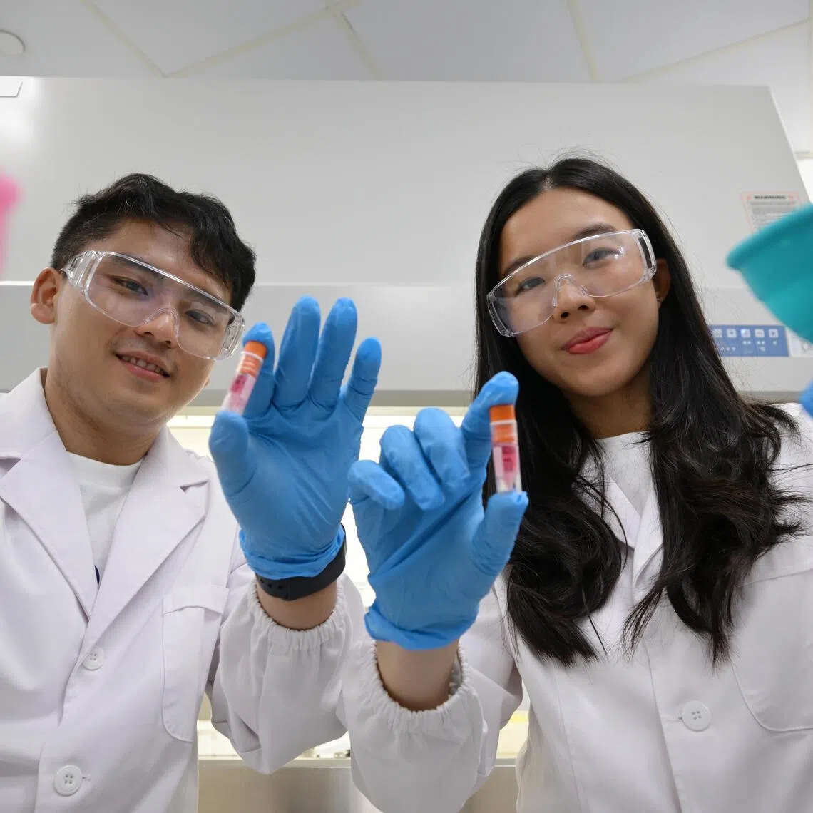 Kyle Lao (left) and Immanuela Indradjaja co-founded MenSC Labs, which utilises stem cells from menstrual blood for regenerative women’s health.