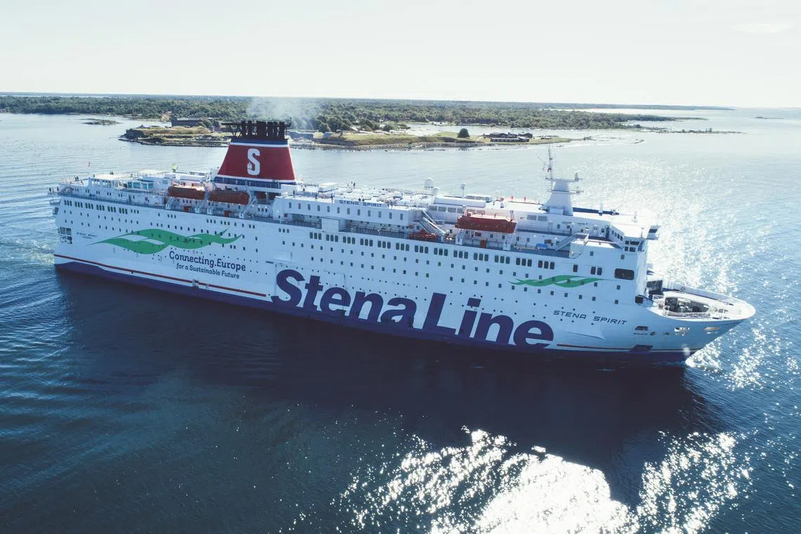 Stena Line's Stena Spirit was in the Baltic Sea midway through its journey to Gdynia in Poland from Karlskrona in Sweden when the incident occurred.