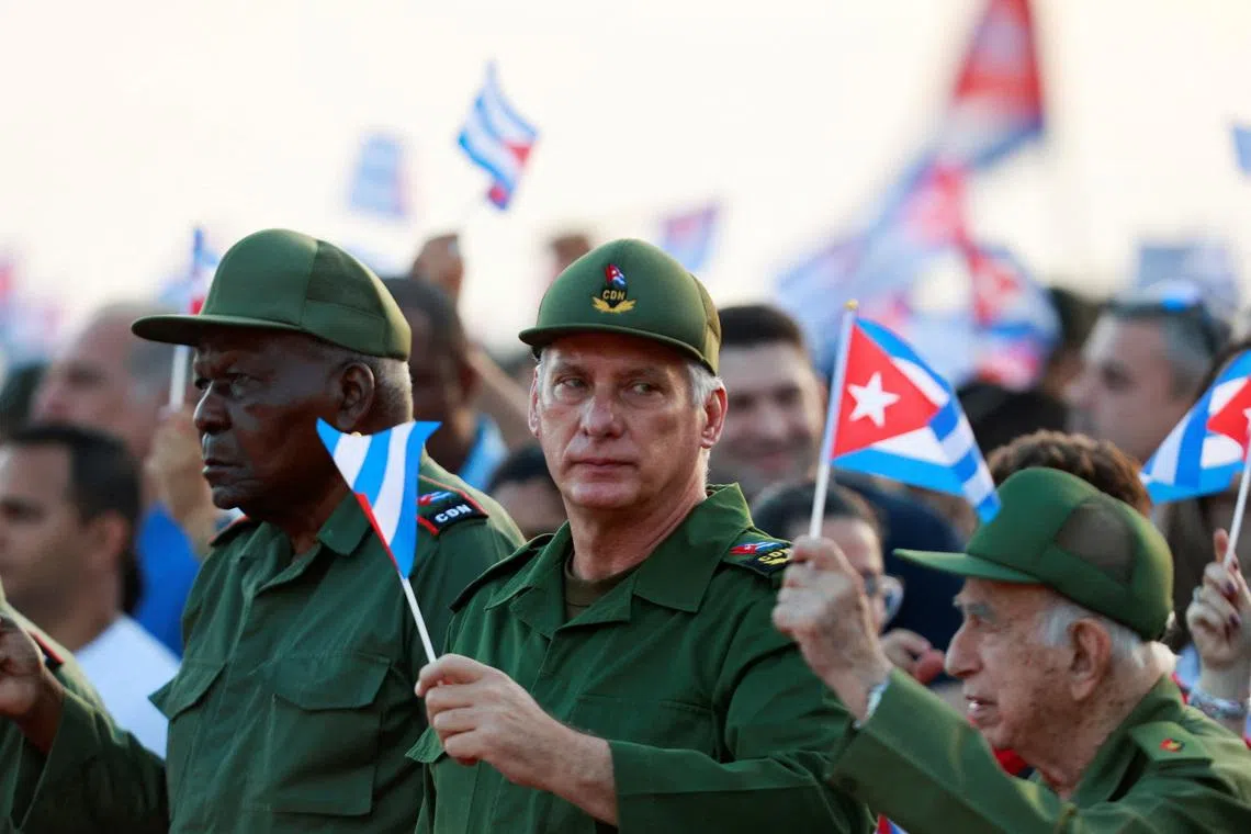 US imposes sanctions on Cuban president, Treasury website shows