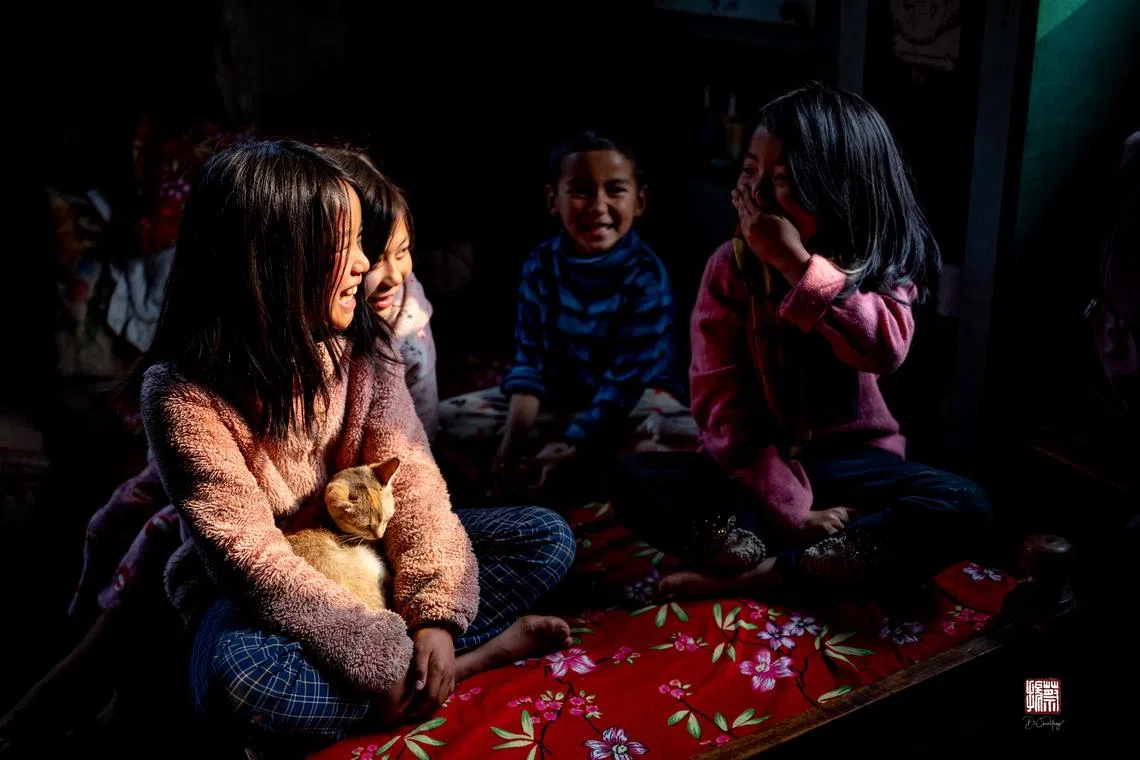 Children in Bhutan, shot by Dr Chua Yang in 2016. 