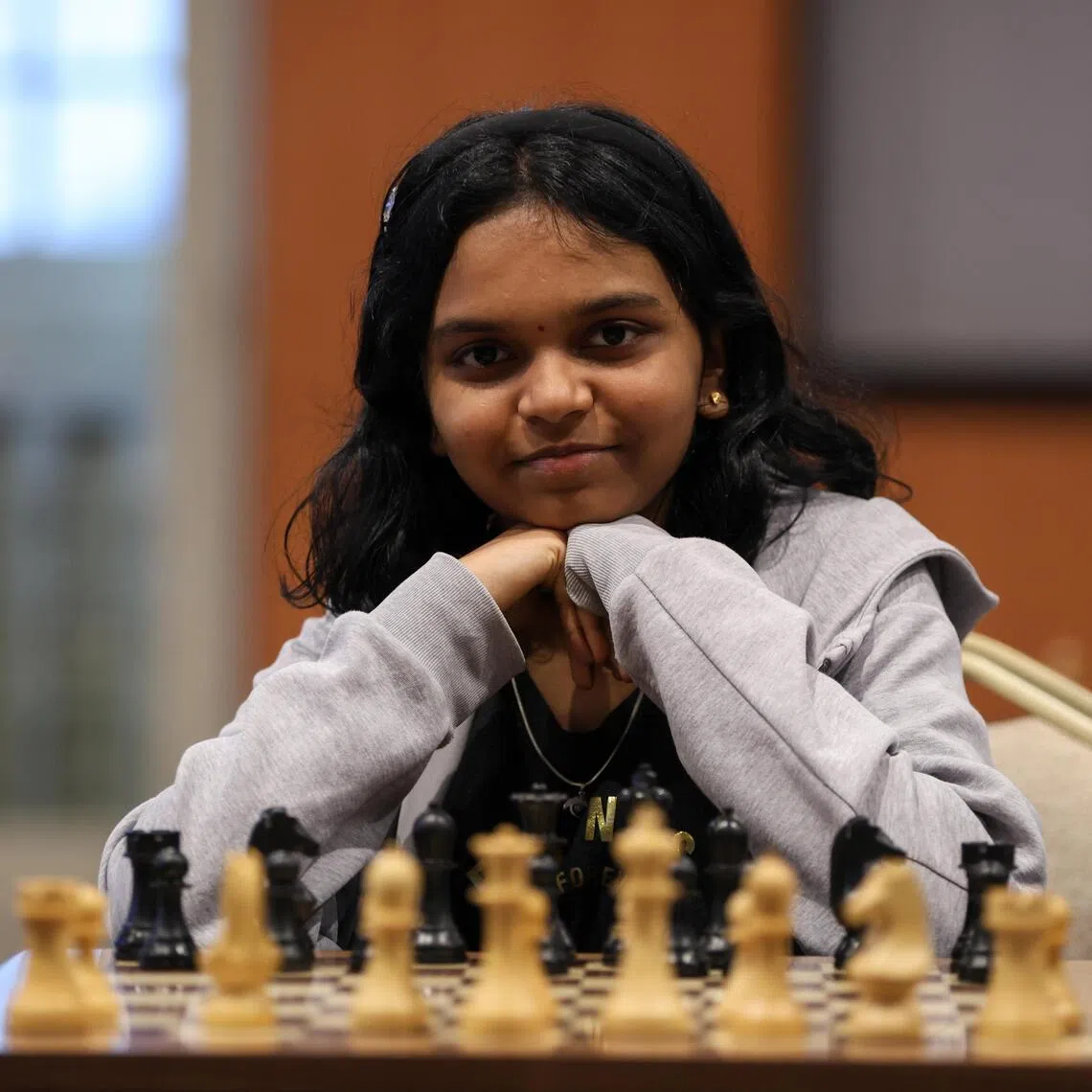 WFM Sreekarthika Velmurugan, 13, is crowned women's national chess champion at the Asian Civilisations Museum on Feb 14.