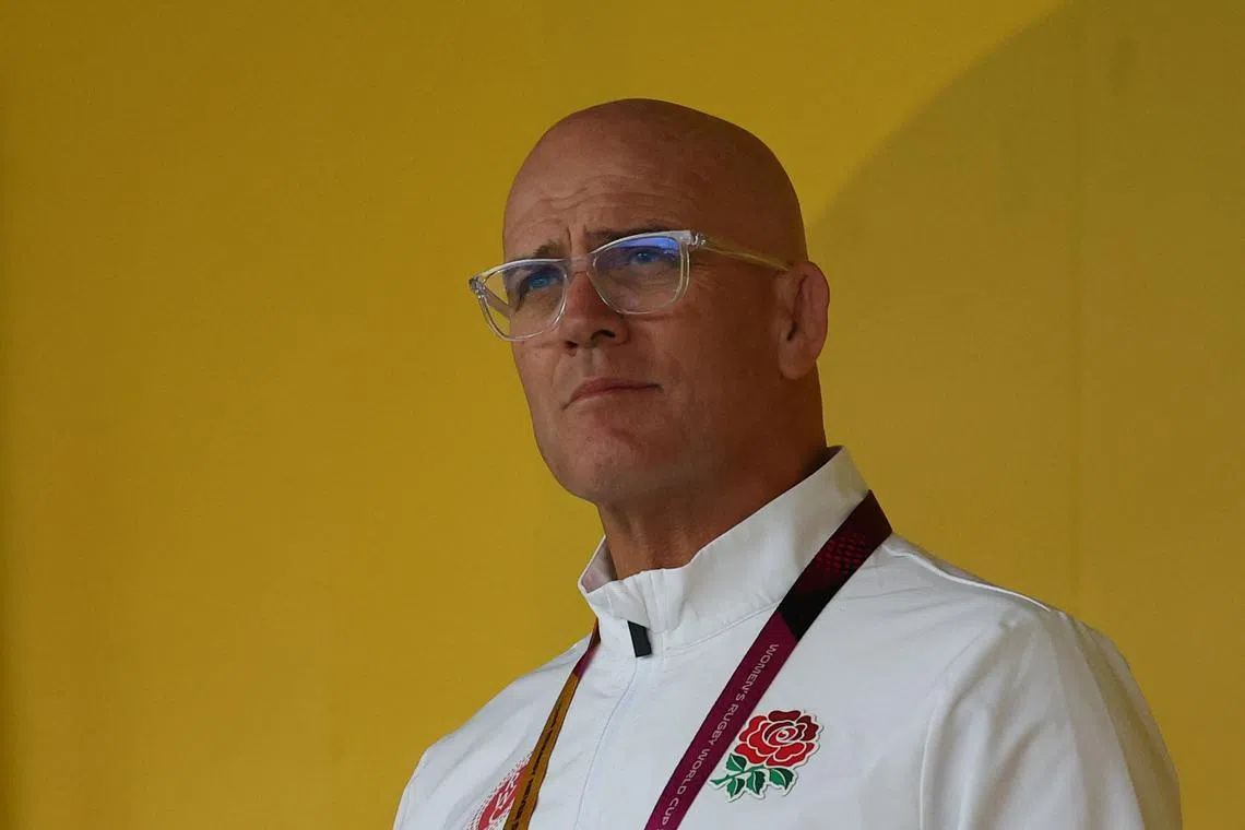 Rugby Union - Women's World Cup 2025 - Pool A - England v Samoa - Franklin's Gardens, Northampton, Britain - August 30, 2025 England head coach John Mitchell during the match Action Images via Reuters/Andrew Boyers