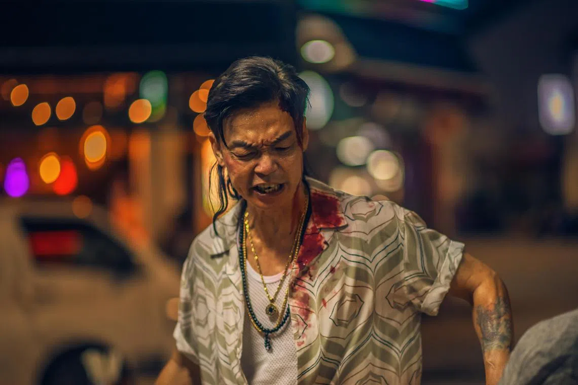 Mark Lee played a pimp in the movie Geylang.