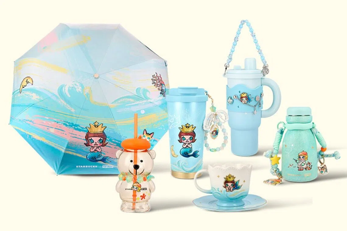 The limited-edition items featuring Molly’s signature pout and oversized head will be available from Aug 3, 10am, across local Starbucks outlets and the Starbucks online store.