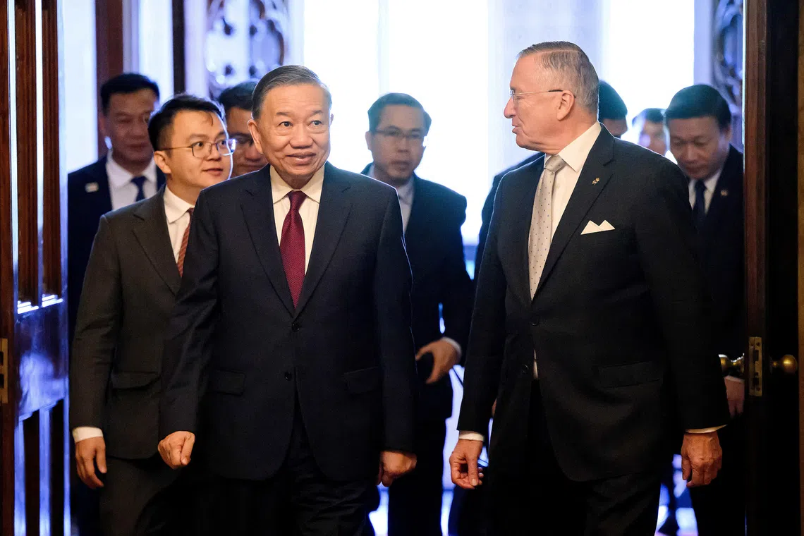 Vietnam’s President To Lam arrives at Government House in Sydney, Australia, August 10, 2026. Bianca De Marchi/Pool via REUTERS