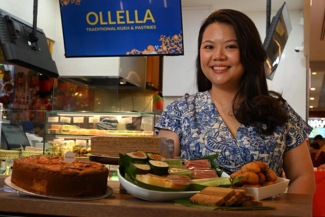 Ollella founder Marcella Putri Tanuwijaya opened her newest outlet – a retail kiosk at Our Tampines Hub –on Jan 16.