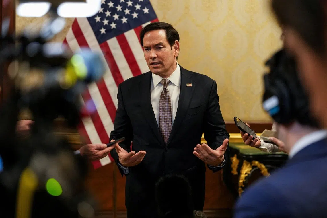 US Secretary of State Marco Rubio has acknowledged his delicate mission in pitching the peace deal to Gulf Arab leaders.