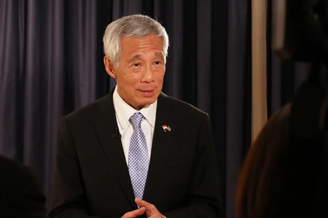 PM Lee urged businesses to look further afield while strengthening their existing ventures.