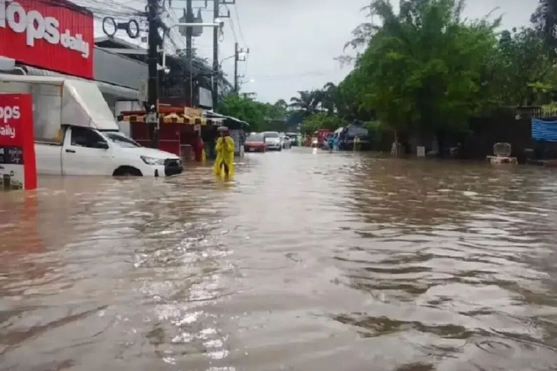 Phuket issues red flood alert amid heavy rain | The Straits Times